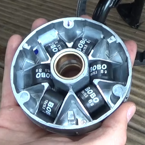 8 gram bobotech variorollen 19x15,5 voor vespa en piaggio zip