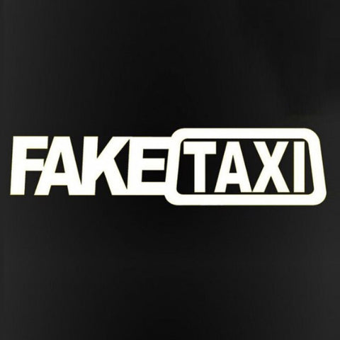 witte fake taxi sticker