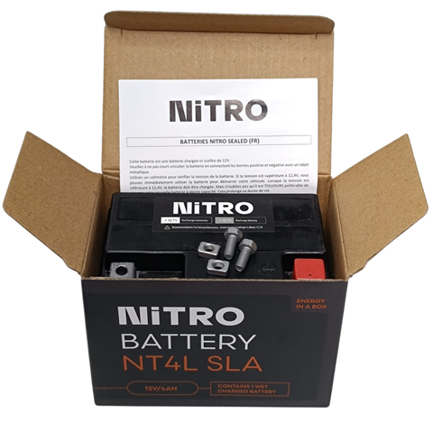Batterie NT4L für 2-Takt-Roller Nitro (YTX4L-BS)
