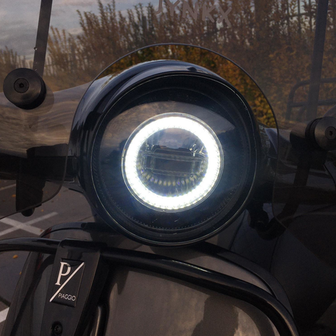 angel eye vespa primavera led wit