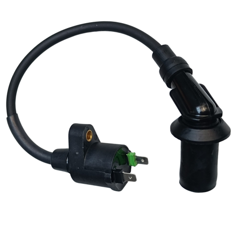 Zündspule inkl. Zündkerzenstecker für China/GY6 universal (CR7HSA Zündkerze)