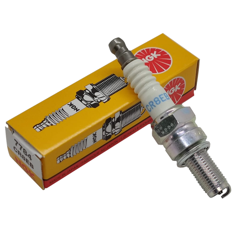NGK CR8EB Spark Plug (7784) For Piaggio Vespa GTS, MP3, ET4, Beverly, X7, X8, X9, Zip 5 thumbnail image
