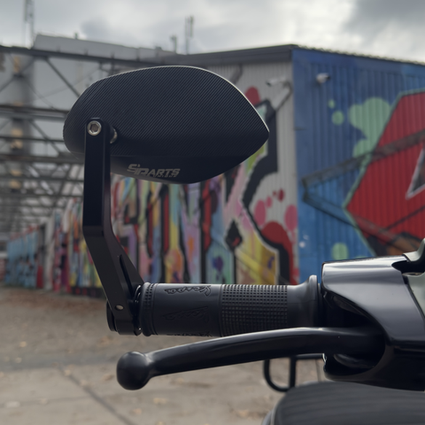 Lenkerendenspiegel im Zelioni-Look Vespa Sprint/Primavera & Piaggio Zip