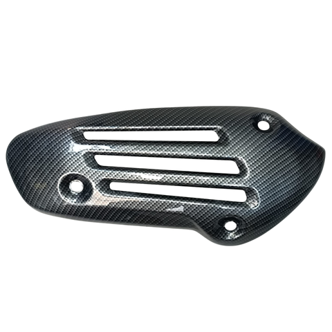 Hitteschild Vespa Sprint en Primavera E4 & E5 glans/mat zwart