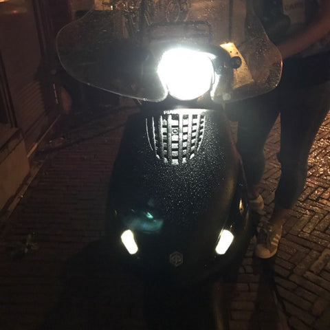 led lamp voor piaggio zip met xenon look