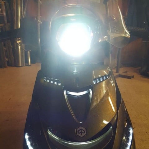 led lamp voor piaggio zip met xenon look