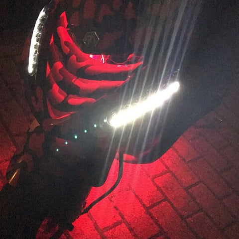 rode ledstrips op piaggio zip