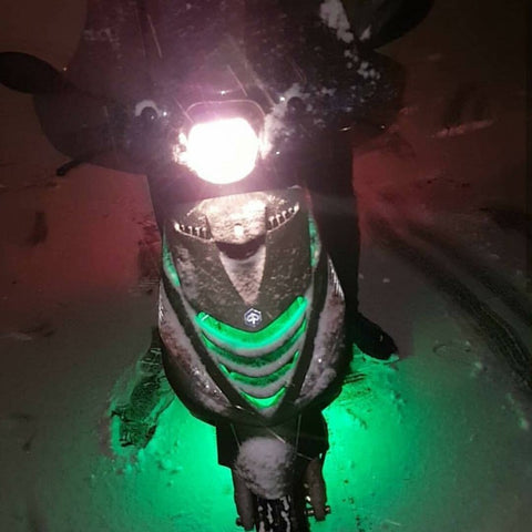 ledstrips groen voor piaggio zip