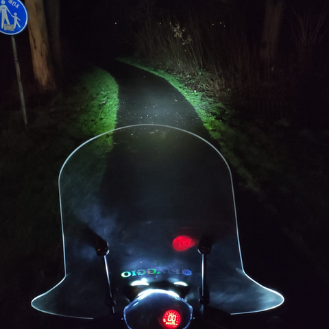 hoeveelheid licht van de ledlamp voor piaggio zip