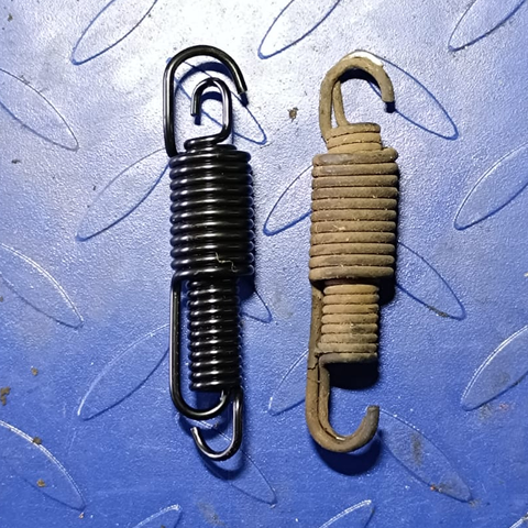Middenstandaardveer 2-delig voor Piaggio, Vespa, Sym, China/GY6 85mm