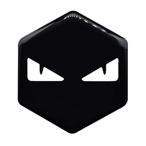 boze ogen wit logo voor piaggio zip