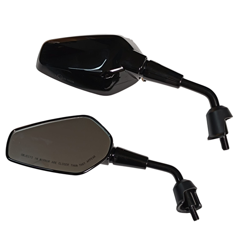 Spiegels Vespa Sprint E5 facelift M10 glans/mat zwart