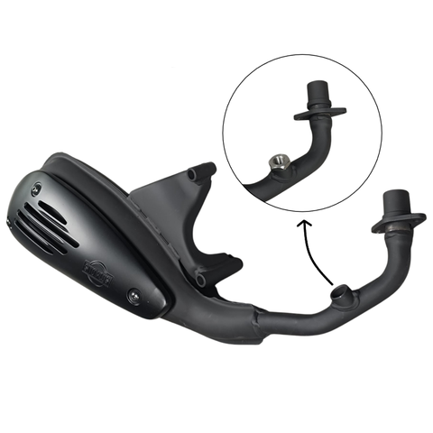 Uitlaat Sito Plus voor Vespa Sprint/Primavera E4 en E5