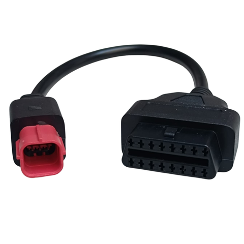 Diagnoseadapter 6-polig für OBD2-Messgerät (u.a. für Piaggio/Vespa Euro 5)