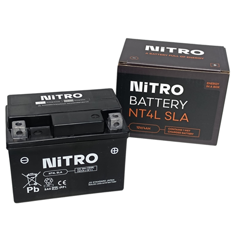 Batterie NT4L für 2-Takt-Roller Nitro (YTX4L-BS)