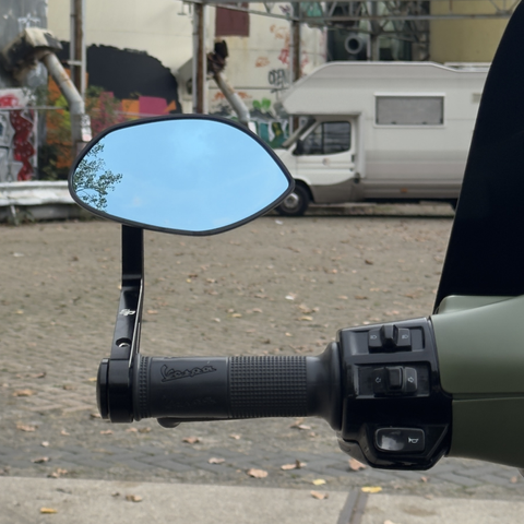 Lenkerendenspiegel im Zelioni-Look Vespa Sprint/Primavera & Piaggio Zip