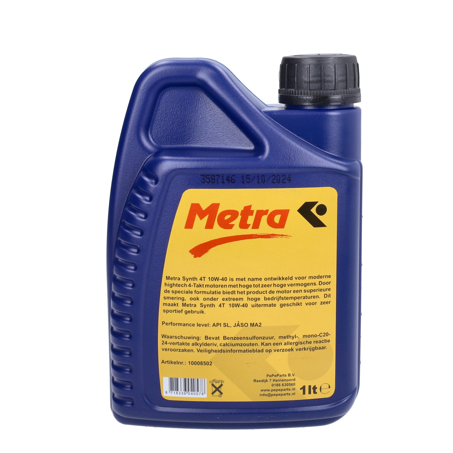 Motorolie 10W40 Metrakit 4-takt (o.a. voor GY6/China scooters)