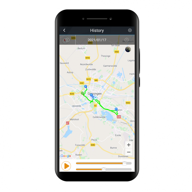 gps tracker telefoon geschiedenis