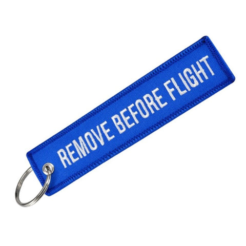sleutelhanger remove before flight