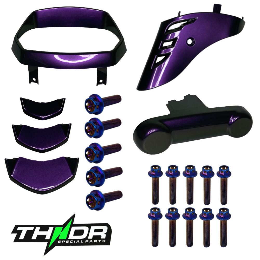 Stylingkit in exclusieve kleur kameleon voor Vespa Sprint en Primavera iGET E4 en E5