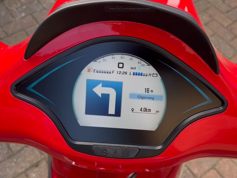 Digitaler Zähler Vespa Sprint und Primavera Alpha Styling