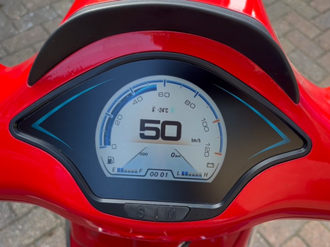 Digitaler Zähler Vespa Sprint und Primavera Alpha Styling