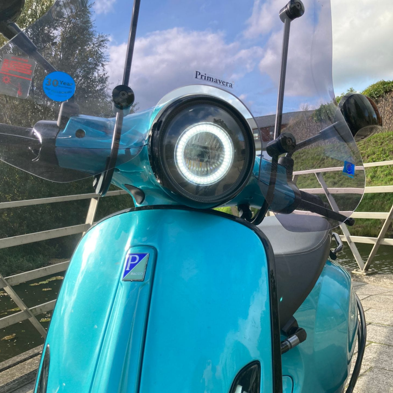 angel eye in vespa primavera koplampunit