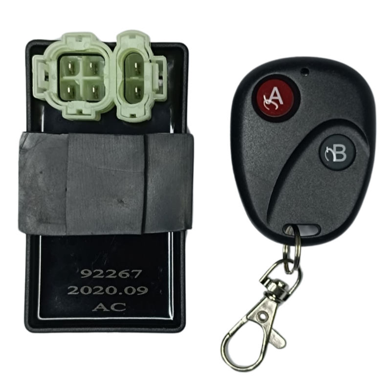 Begrenzer 25/45KM met afstandsbediening voor China/GY6 4-takt scooter 10"