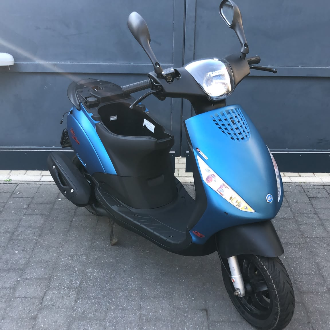 Piaggio Zip schwarzer Innenverkleidungssatz 9-teilig