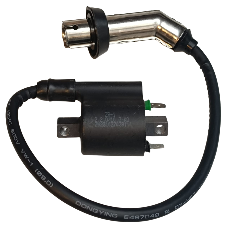 Bobine met metalen bougiedop voor China GY6 E4/E5 injectie