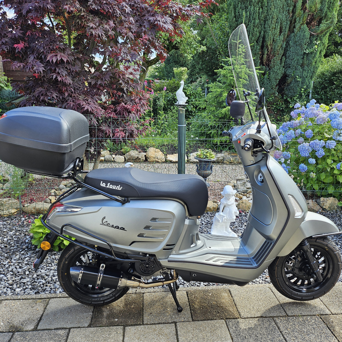 Sportuitlaat Alpha Styling voor China/GY6 E4 en E5