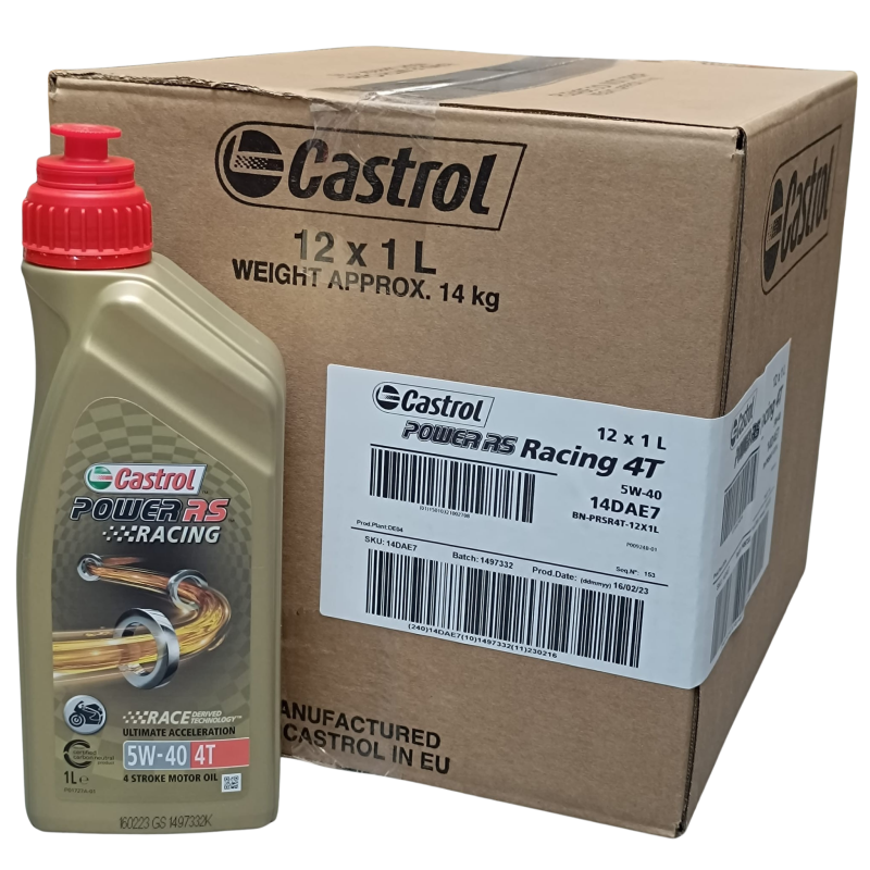 Castrol 5W40 4-takt motorolie Power RS Racing/Ultimate (Piaggio/Vespa)
