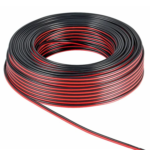 Electricity cable red/black