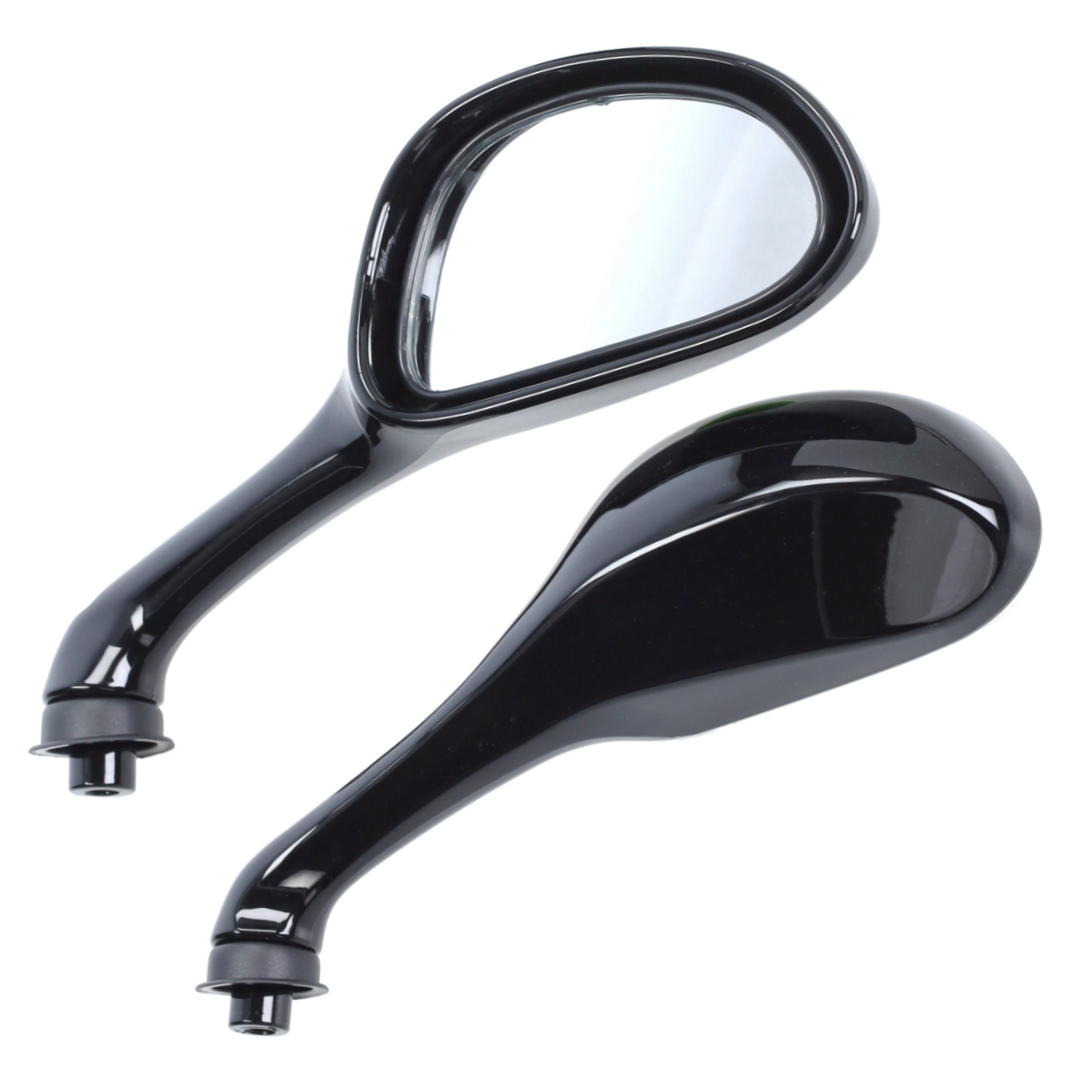 Glans zwarte Gilera Runner spiegels (links + rechts)