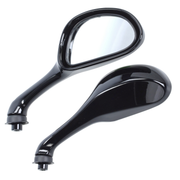 Glans zwarte Gilera Runner spiegels (links + rechts)
