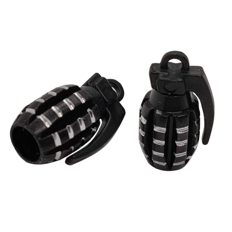 zwarte granaat ventieldopjes