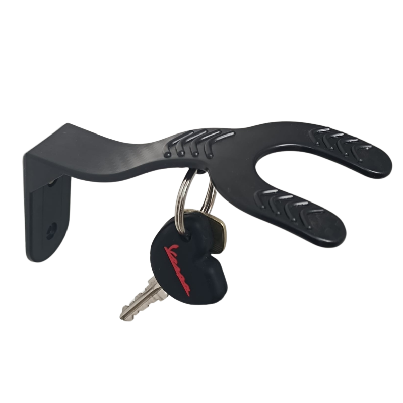 Helm houder voor aan de muur + sleutel houder