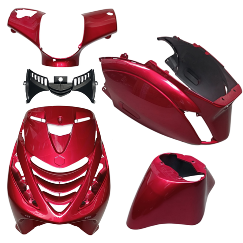 Piaggio Zip SP Verkleidungssatz RS-1 candy rot