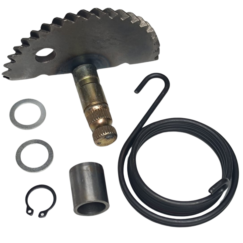 Kickstarter shaft + spring complete for China / GY6 4-stroke (139QMA/B)