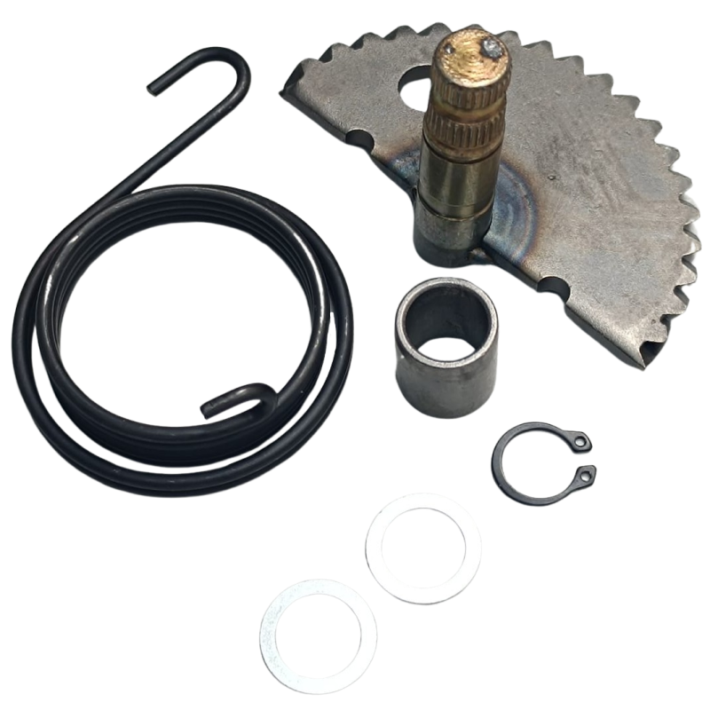 Kickstarter shaft + spring complete for China / GY6 4-stroke (139QMA/B)