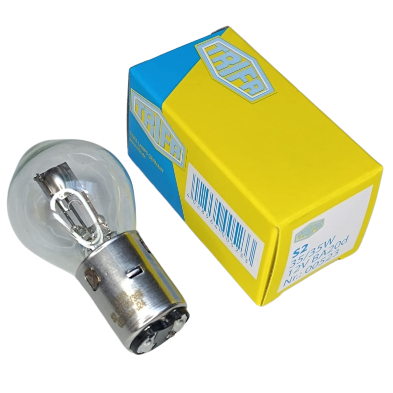 Koplamp BA20D 12V 35W/35W (o.a. Piaggio Zip, Vespa LX50)