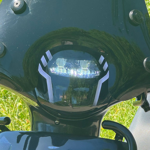 LED Scheinwerfer getönt DMP Sport-1 Piaggio Zip