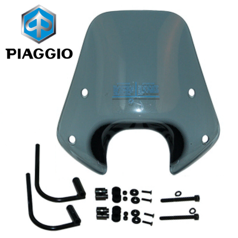672481 origineel laag smoked windscherm voor piaggio zip