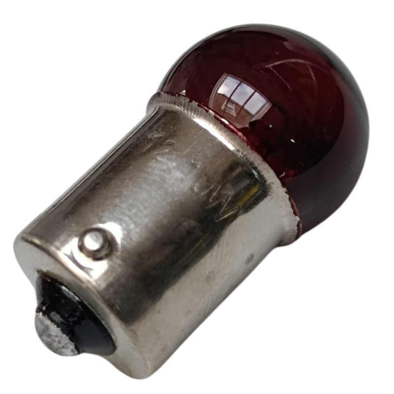 Lamp 12V 10W ba15s rood (o.a. remlicht Piaggio Zip)