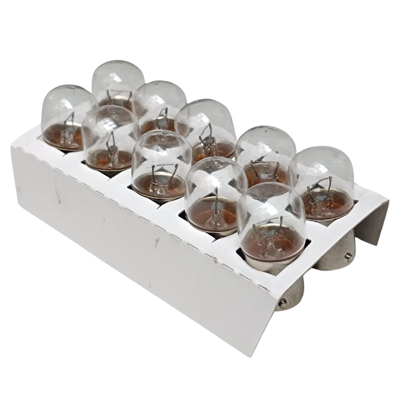 Lamp 12V 10W ba15s wit (o.a. remlicht Piaggio Zip)