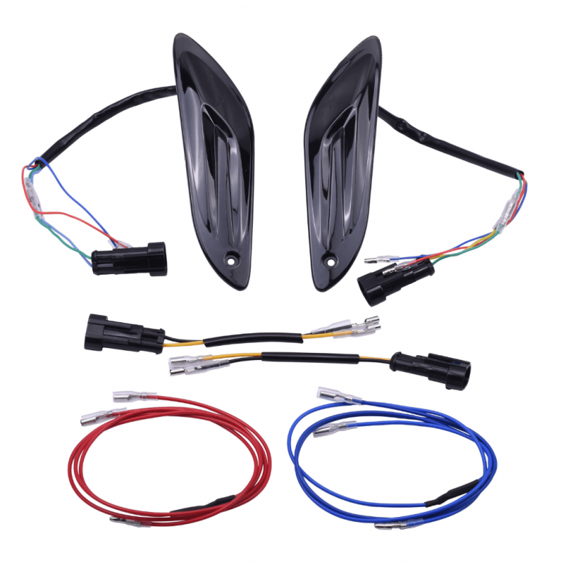 thndr strike led knipperlichten black edition voor vespa sprint