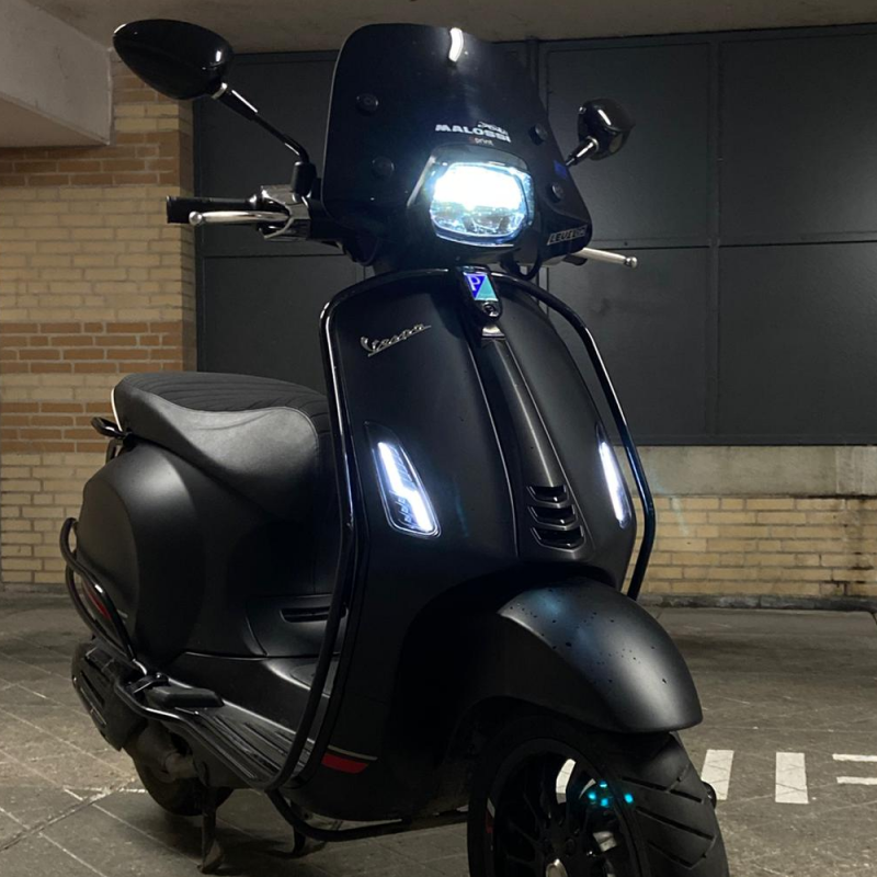 level 10 knipperlichten op vespa sprint