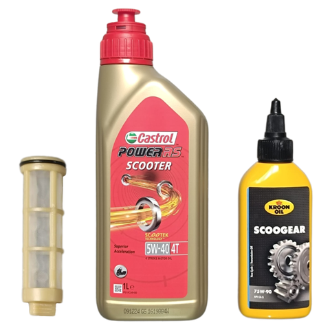 Oil service Vespa &amp; Piaggio Zip 4-stroke