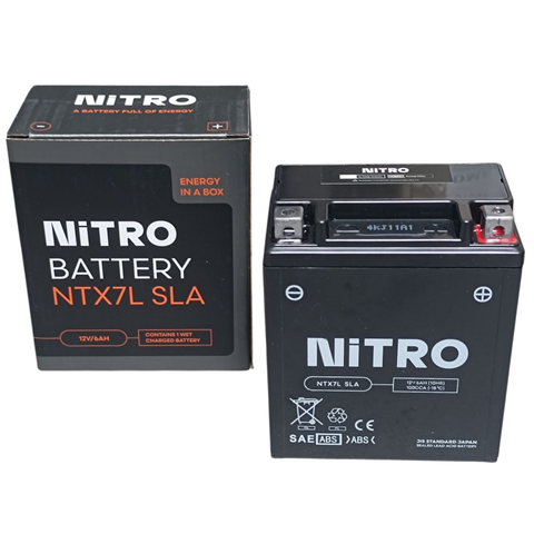 Battery NTX7L-BS Nitro for Sprint, Primavera and Zip