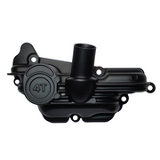 olie carterpan voor piaggio zip in het mat zwart